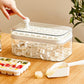 Ice Cube Tray with Lid and Bin for Freezer 64Pcs Ice Cube Mold