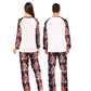 Family Matching Outfits Christmas Tree Snowflake Letter Printed Long Sleeve Pyjama Set