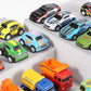22PCS Christmas Advent Calendar Pull Back Car Toy Blind Box Set with Map for Birthday Gift