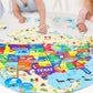 Round World Map Geography Puzzle Jigsaw for Kids