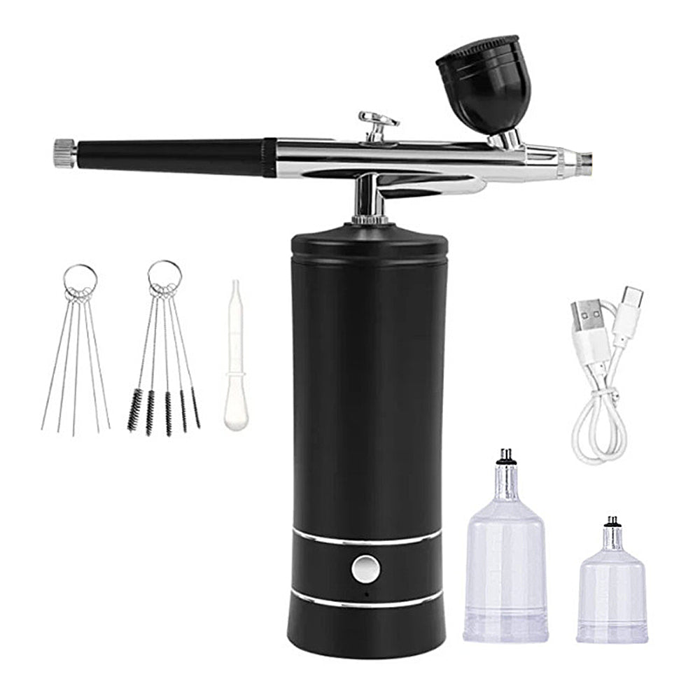 Portable Airbrush Kit with Compressor for Nails Manicure Art Cake Painting Makeup