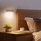 Battery Operated Wall Sconce Wooden kidic Night Light Rotatable Cordless Wall Lamp