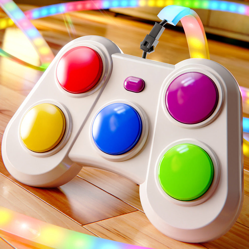 Dual-Mode Rhythm Light Music Game Toy for Family Parties and Gifts