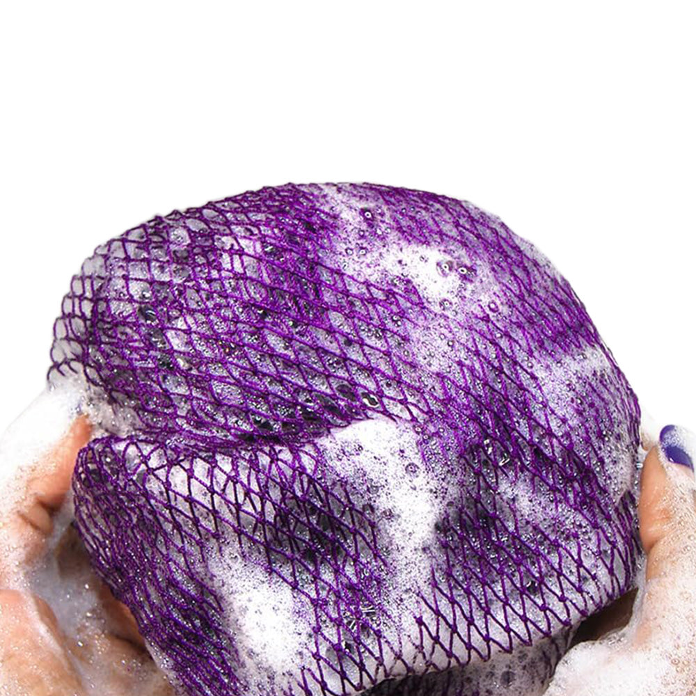 2PCS African Net Sponge Body Scrubber for Exfoliating and Bathing