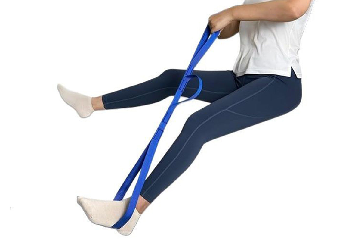 Long Leg Lifter Strap With Multi-loop Handle Leg Assist Device Mobility Aids Tool