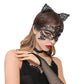 Black Cat Costume Set for Women-Queen Crown Pattern