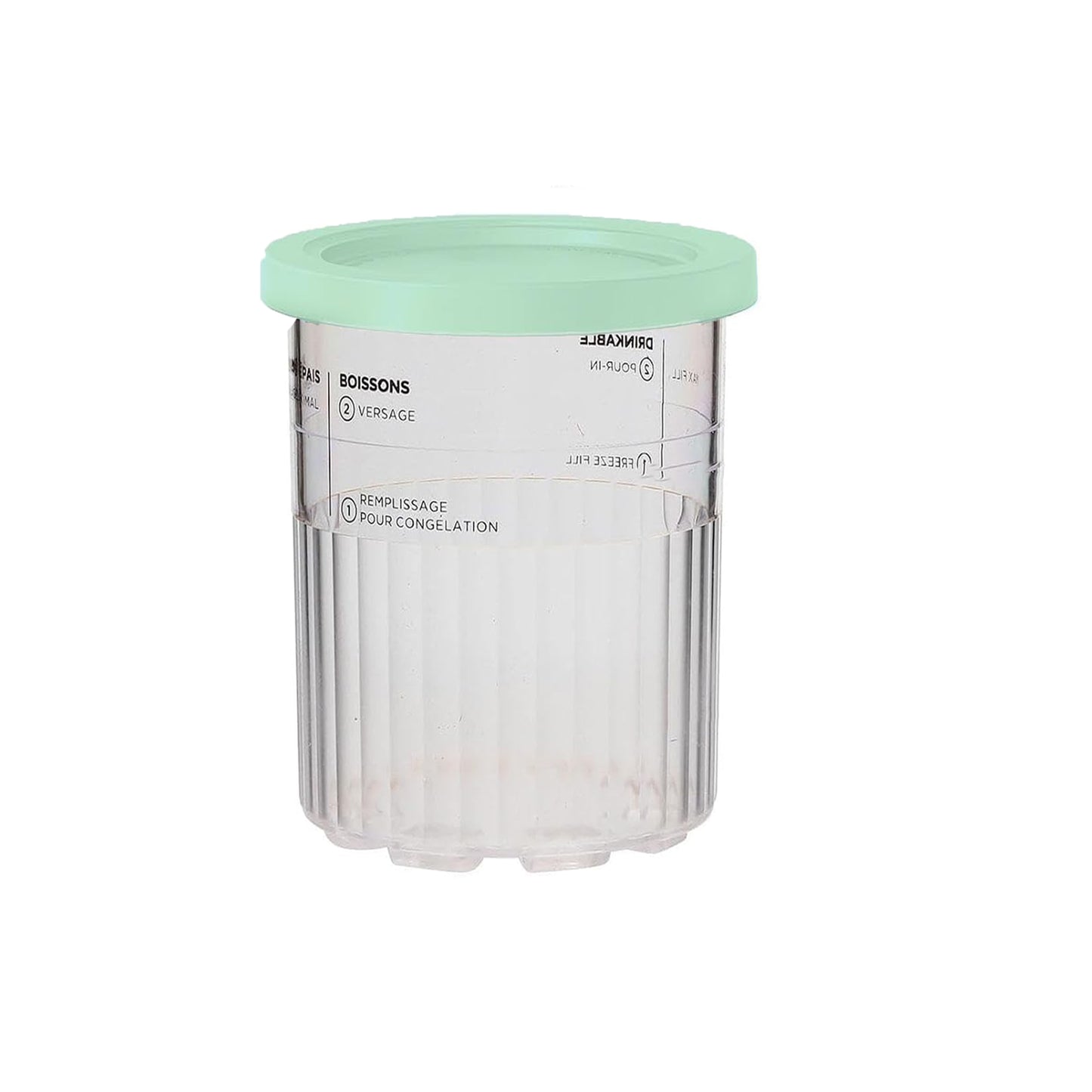 Ice Cream Pints Containers And Lids, Compatible With Ninja NC500, NC501 Series