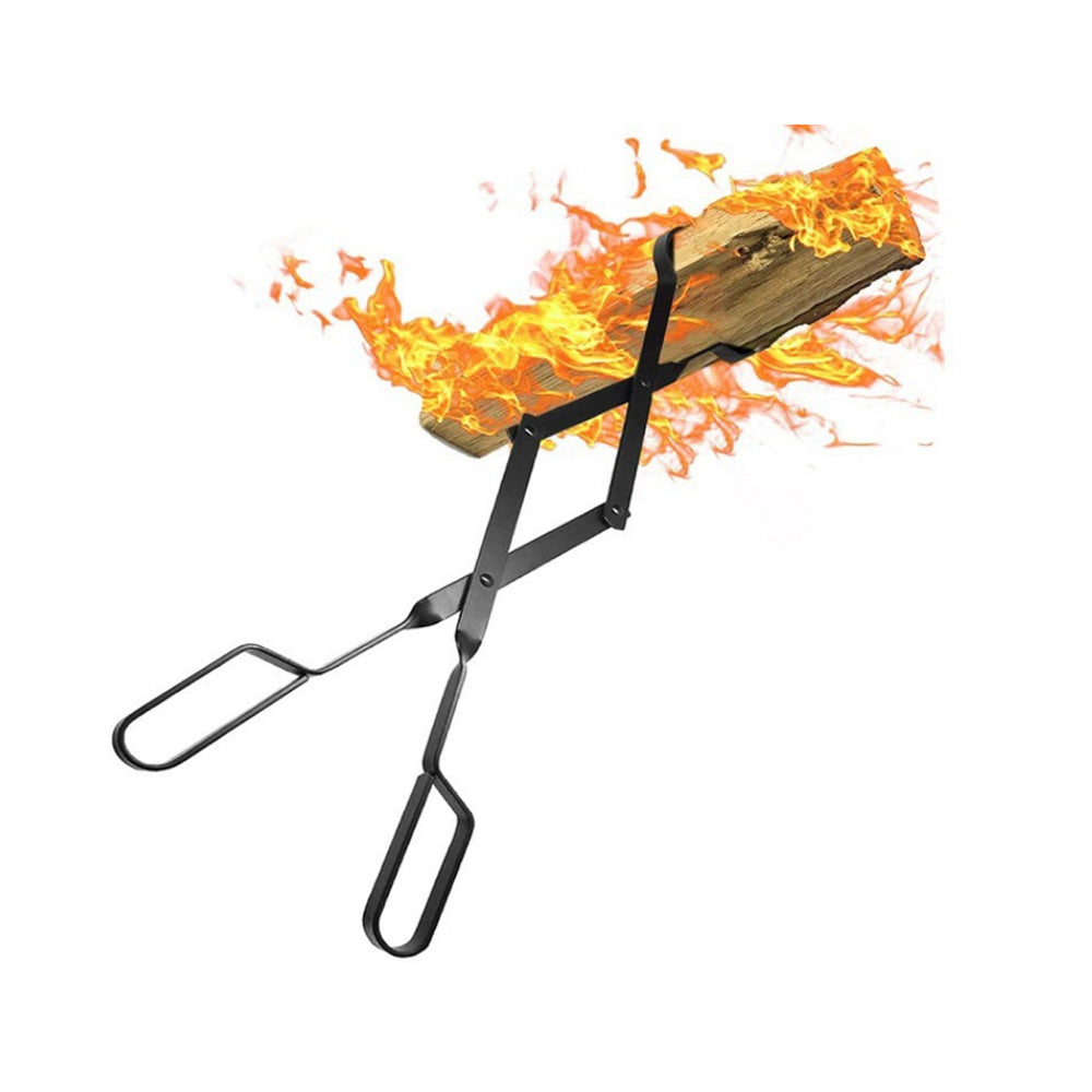 Fireplace Poker and Tongs Tool Set