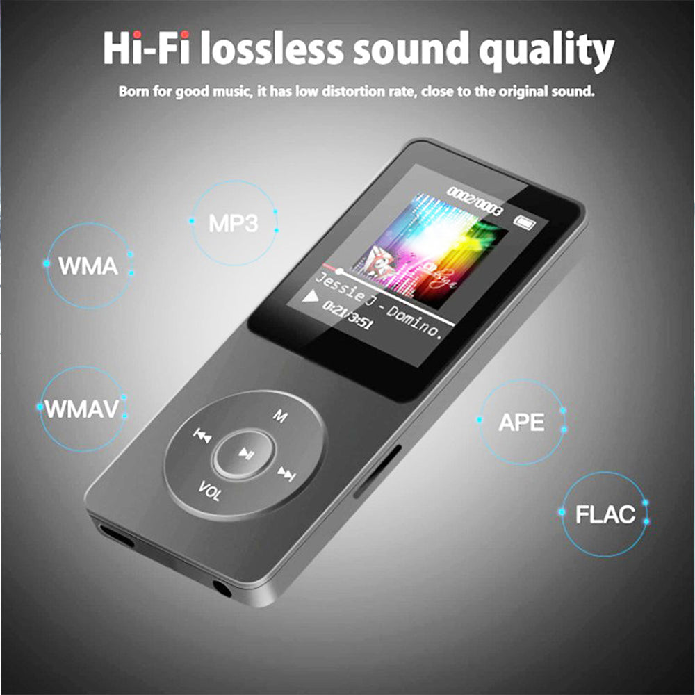 MP3 Player with Bluetooth 5.4 Portable Digital Lossless Music MP3 MP4 Player