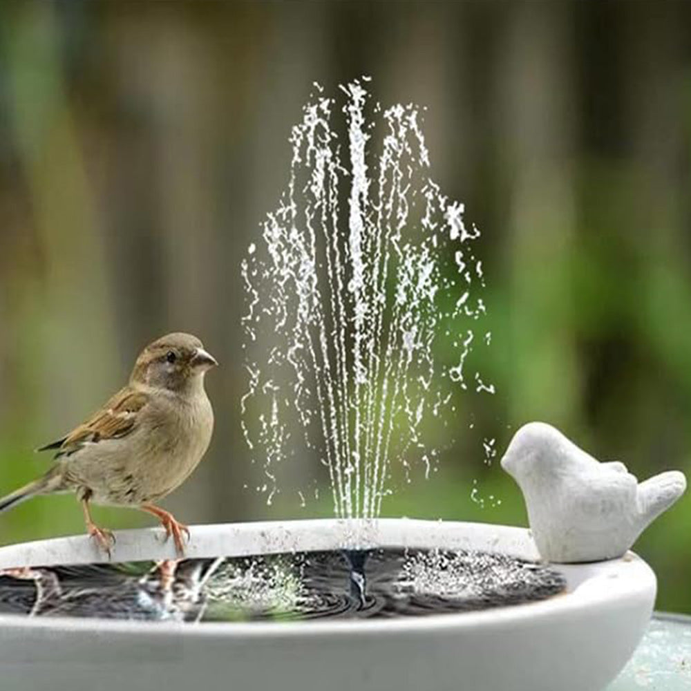 2.5W 3 Tiered Multifunctional Solar Bird Bath Fountain for Courtyard Patio Balcony