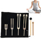 4PCS Tuning Fork Set With Mallet Sound Tool Sensory Tuning Forks