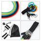 11Pcs Exercise Resistance Band Set Home Gym Fitness Elastic Tube