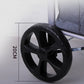 Folding Shopping Cart with Waterproof Oxford Bag Portable Utility Trolley