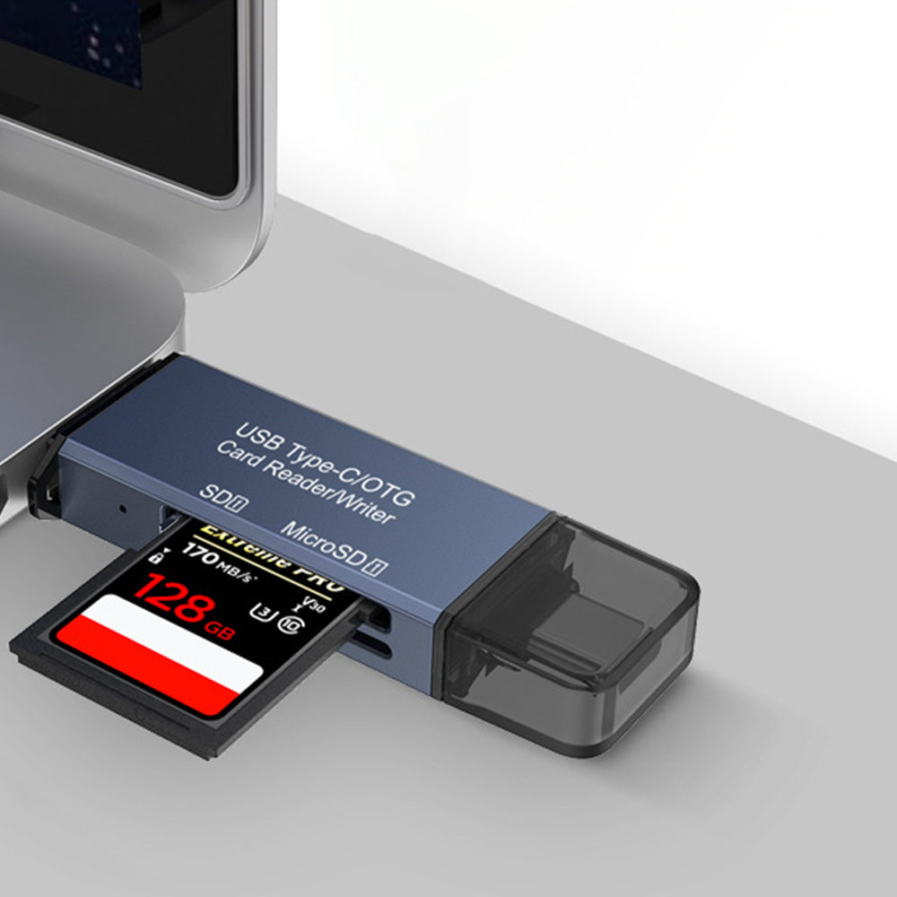 Micro-SD Card Reader USB 3.0 USB-C to SD TF Memory Card Adapter