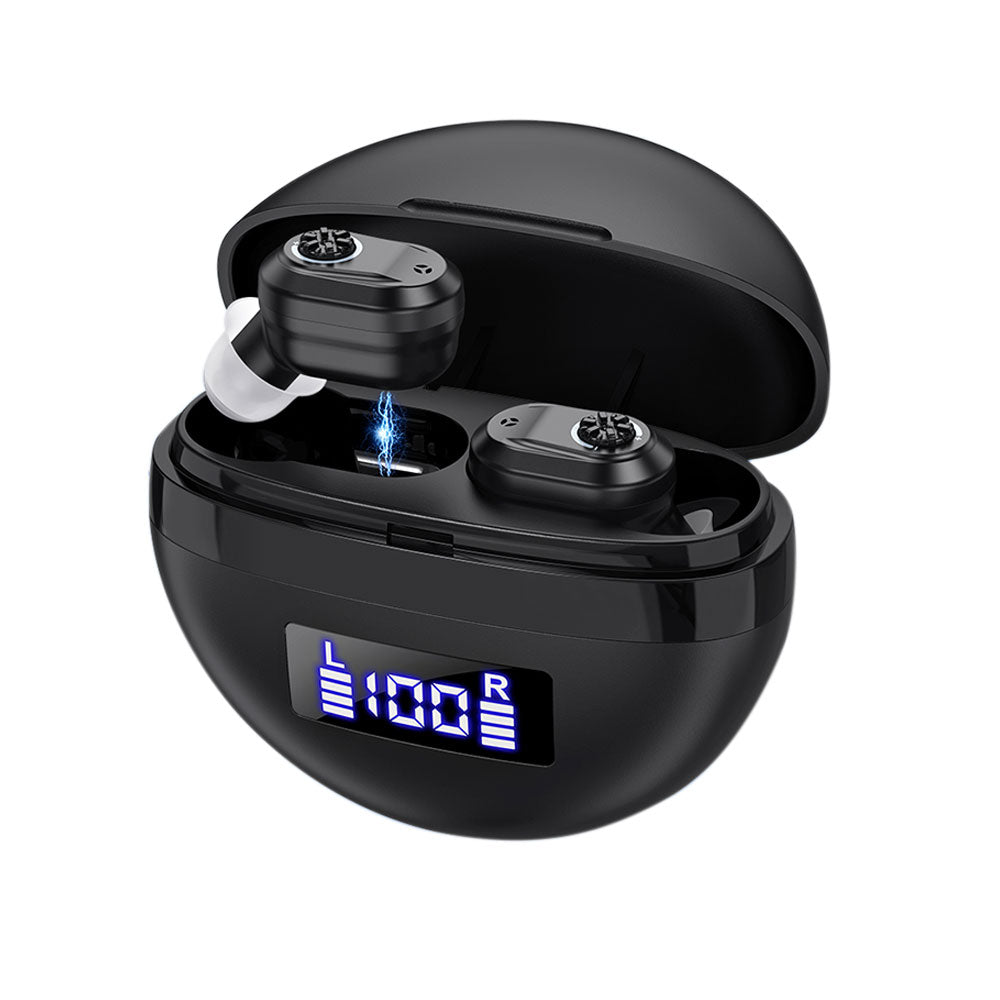 1 Pair Invisible Digital Hearing Aids Rechargeable Mini Sound Enhancer Amplifier