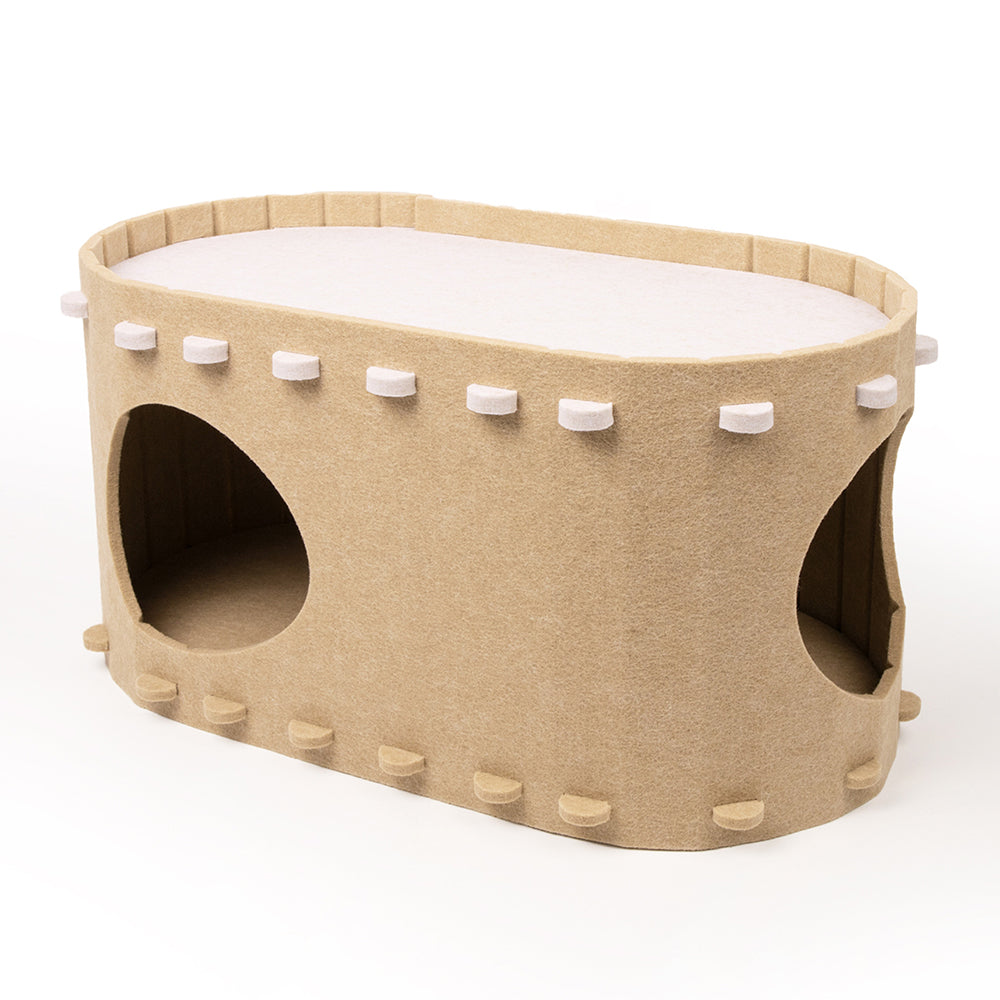 Detachable Hideaway Cat Cave Bed