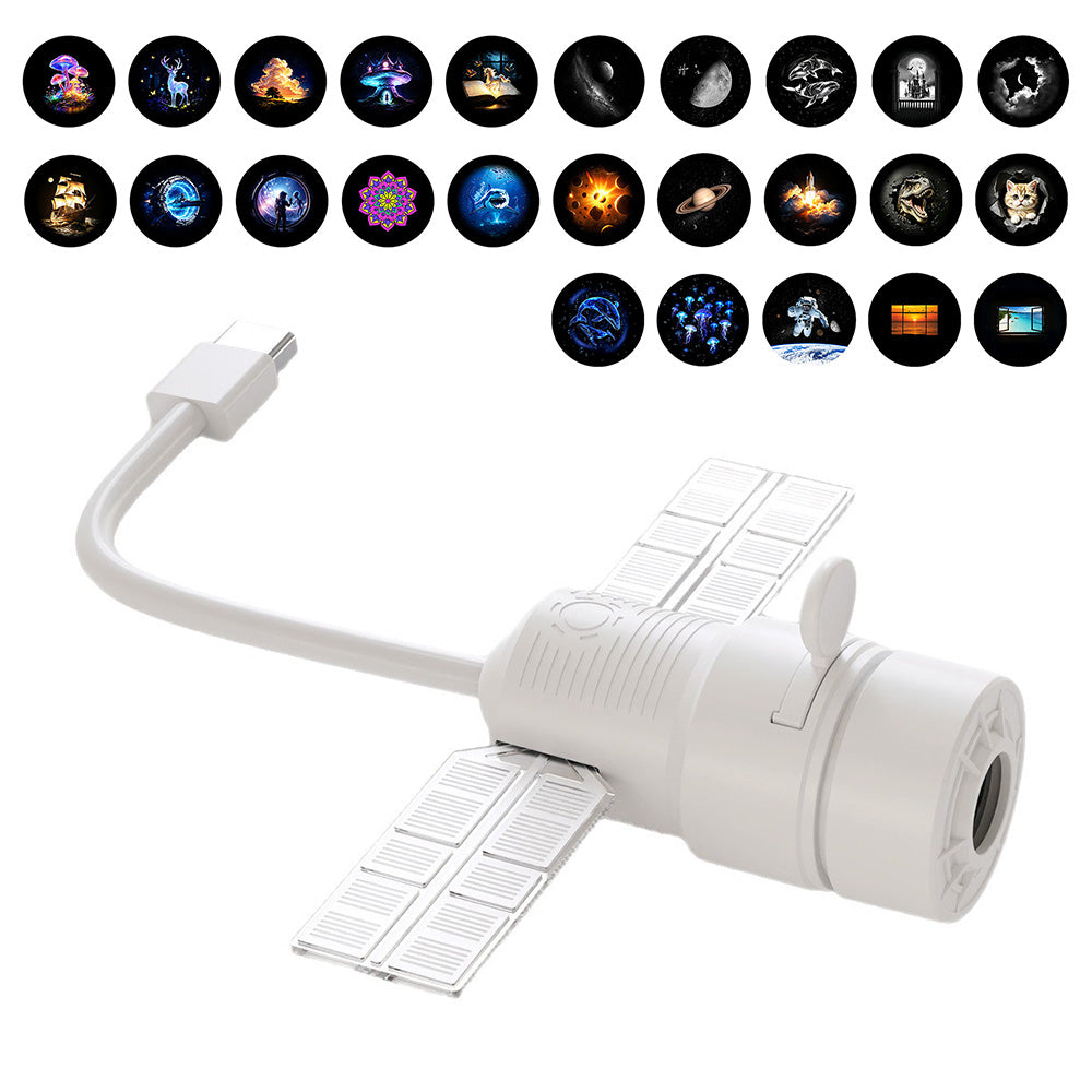 Galaxy Projector Night Light with 3 Modes and Timer Adjustable USB Night Light for Home Car