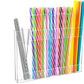 Acrylic Straw Holder Set with Labels and Adhesive