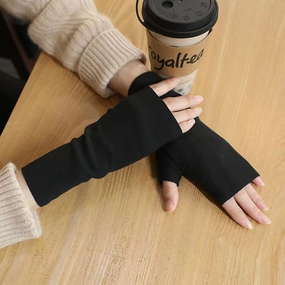 3 Pair Fingerless Warm Gloves with Thumb Hole