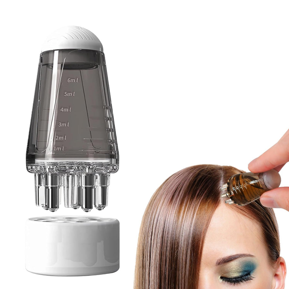 6ML Scalp Applicator Liquid Guiding Hair Growth Comb Serum Oil Apply Massager