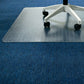 Clear PVC Office Chair Mat for Carpet with Anti-Slip Studs for Office Study Gaming Room