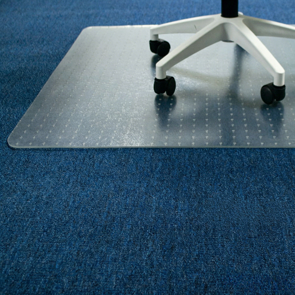 Clear PVC Office Chair Mat for Carpet with Anti-Slip Studs for Office Study Gaming Room