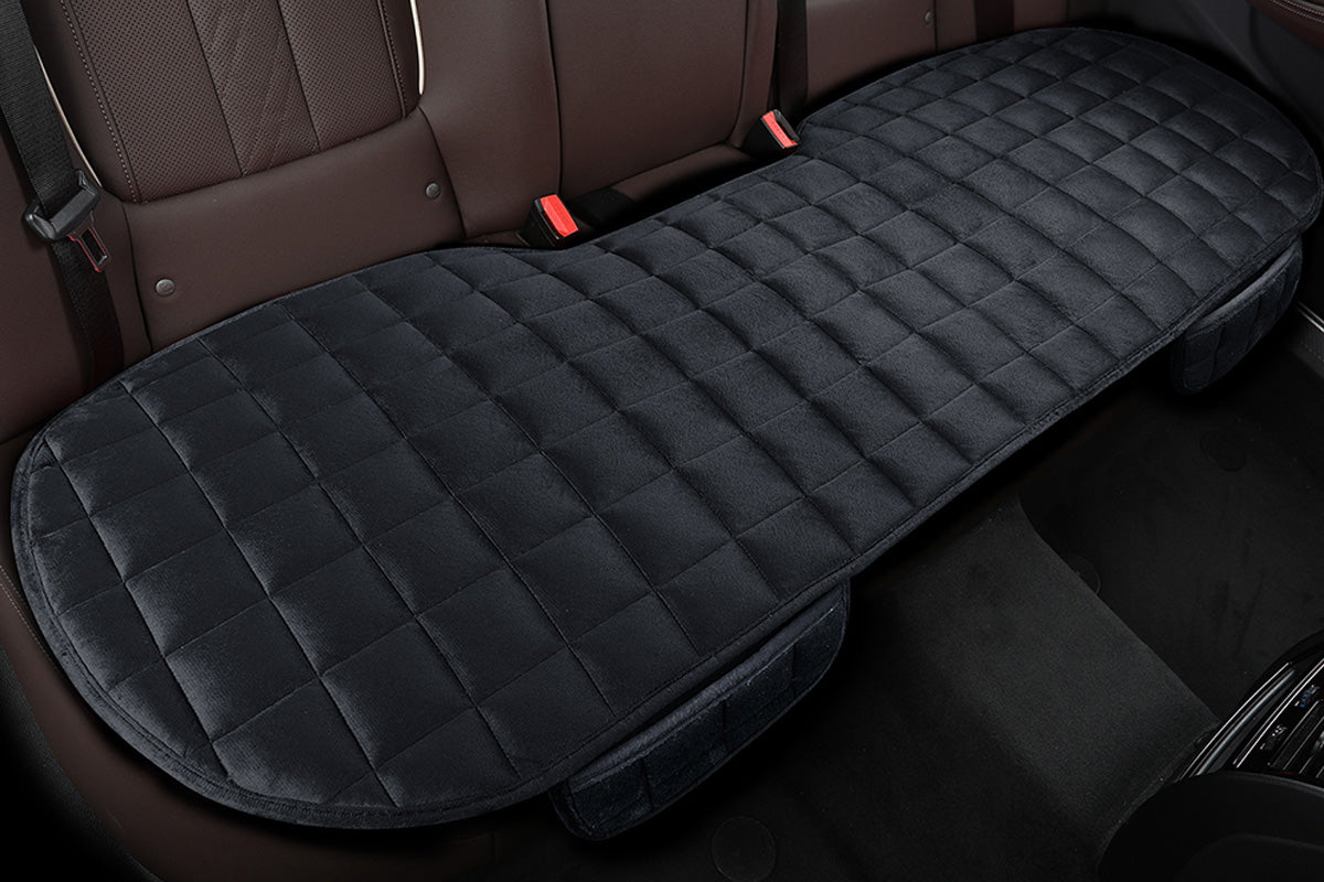 Car Seat Cushion Rear Seat Cover With Storage Pocket Auto Seat Cushion
