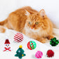 24PCS Cat Christmas Advent Calendar Xmas Gift For Kitten Interactive Toys