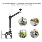 SmallRig11 Inches Adjustable Articulating Magic Arm with Super Clamp and 1/4" Thread Holes for LCD Monitor LED Lights and Cameras