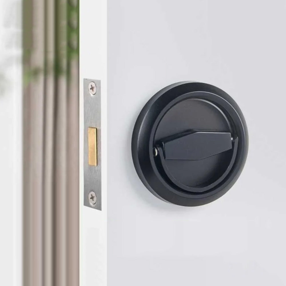 Hidden Door Lock Invisible Latch Double Sided Privacy Lock for Bedroom Bathroom Stainless Steel