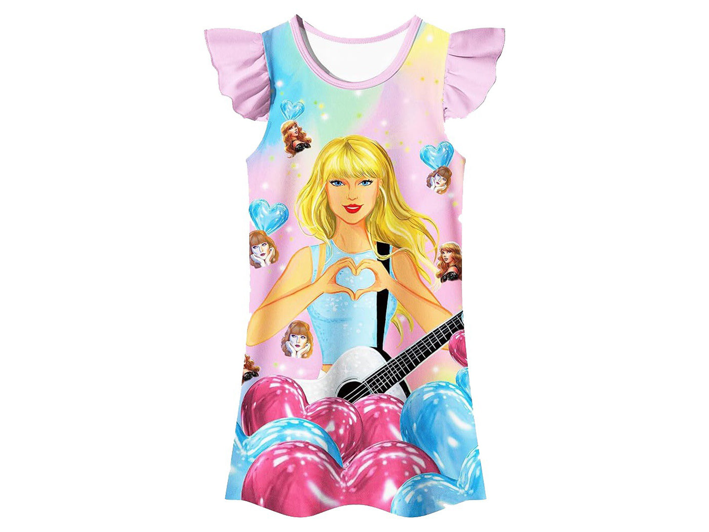 Taylor Swift Inspired Girl's Nightgown