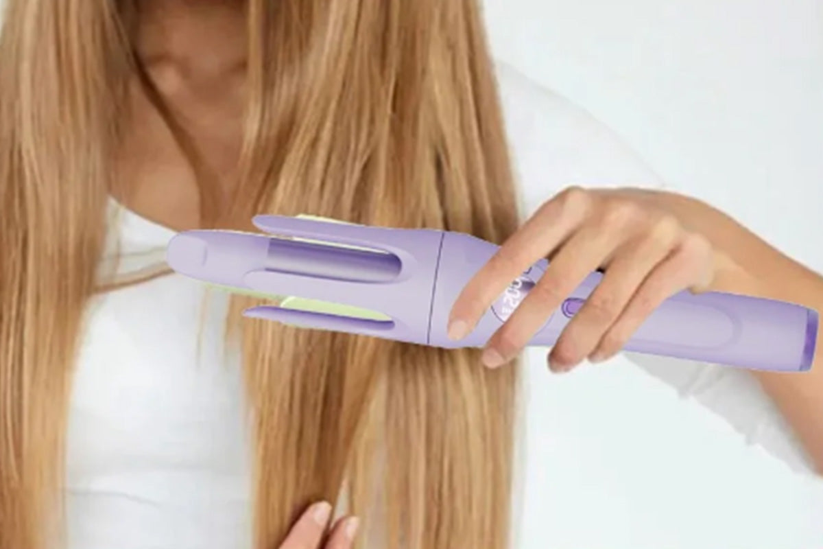 Auto Rotating Wireless Hair Curler 32mm for All Hair Types