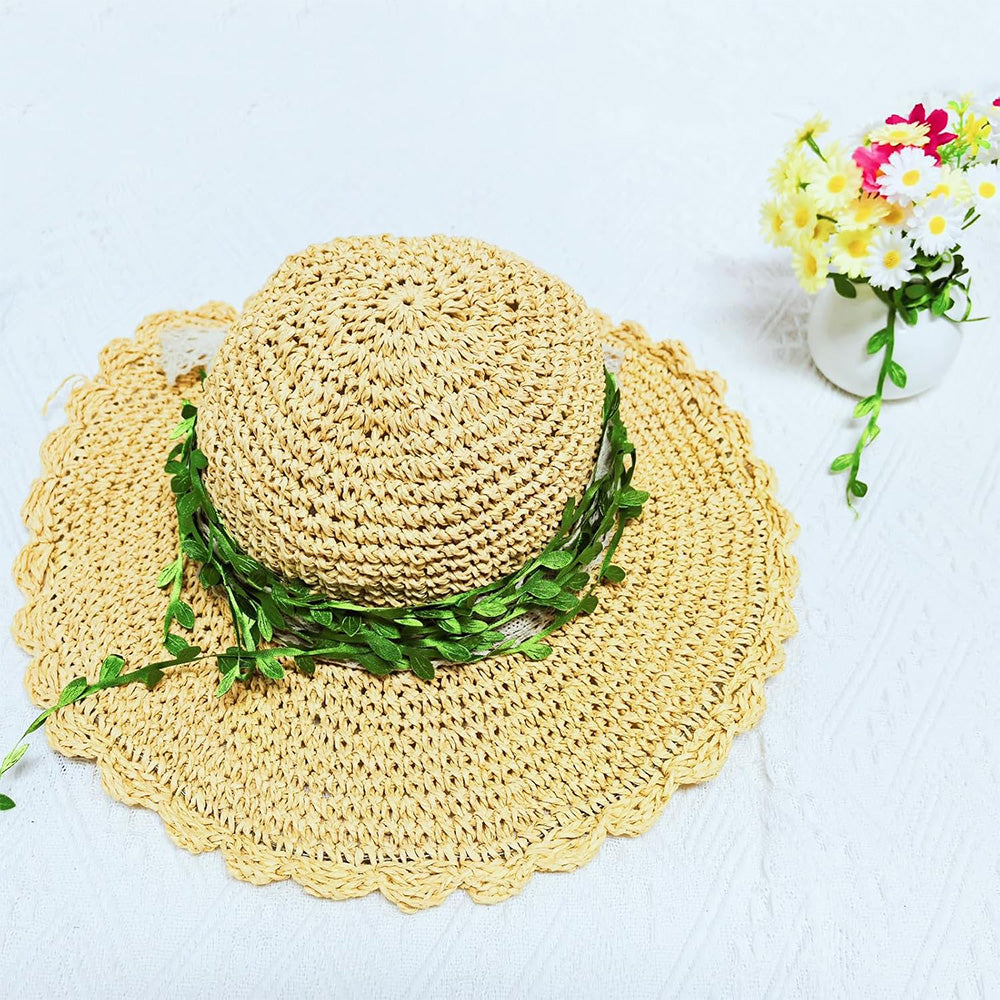 Artificial Willow Leaf Polyester Garland Green Vine for DIY Decoration