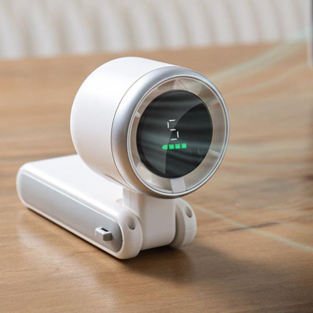 Portable Handheld Turbo Fan 5 Speed Adjustable Mini Personal Fan