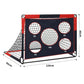 Portable Soccer Goal Set Frame Soccer Net for Backyard Football Training