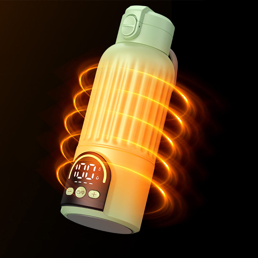 Portable Heating Cup 35 Degrees Celsius to 70 Degrees Celsius Adjustable Leak Proof for School Office