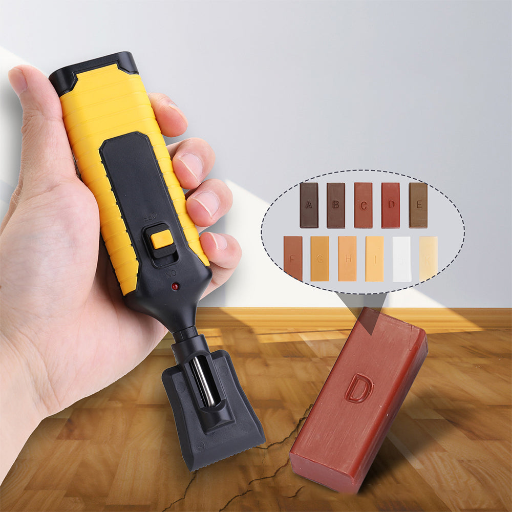Furniture Scratch Floor Repair Kit with 11Pcs Waxes