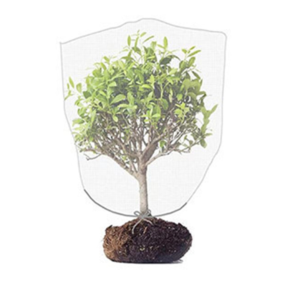 2X Drawstring Fruit Tree Netting Cover Fine Mesh Bird Fruit Fly Insect Protection for Garden Potted Plant Fruit Trees