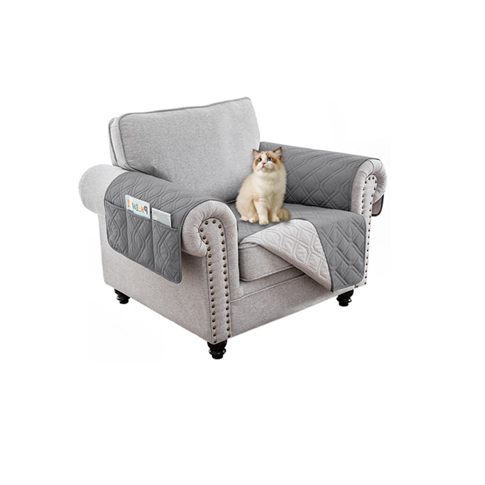2Pcs Water Resistant Non-Slip Split Recliner Couch Cover Sofa Chair Slipcovers