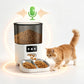 4.5L Automatic Cat Feeders with 2 Bowls Timer Pet Smart Feeder for Dog Cat