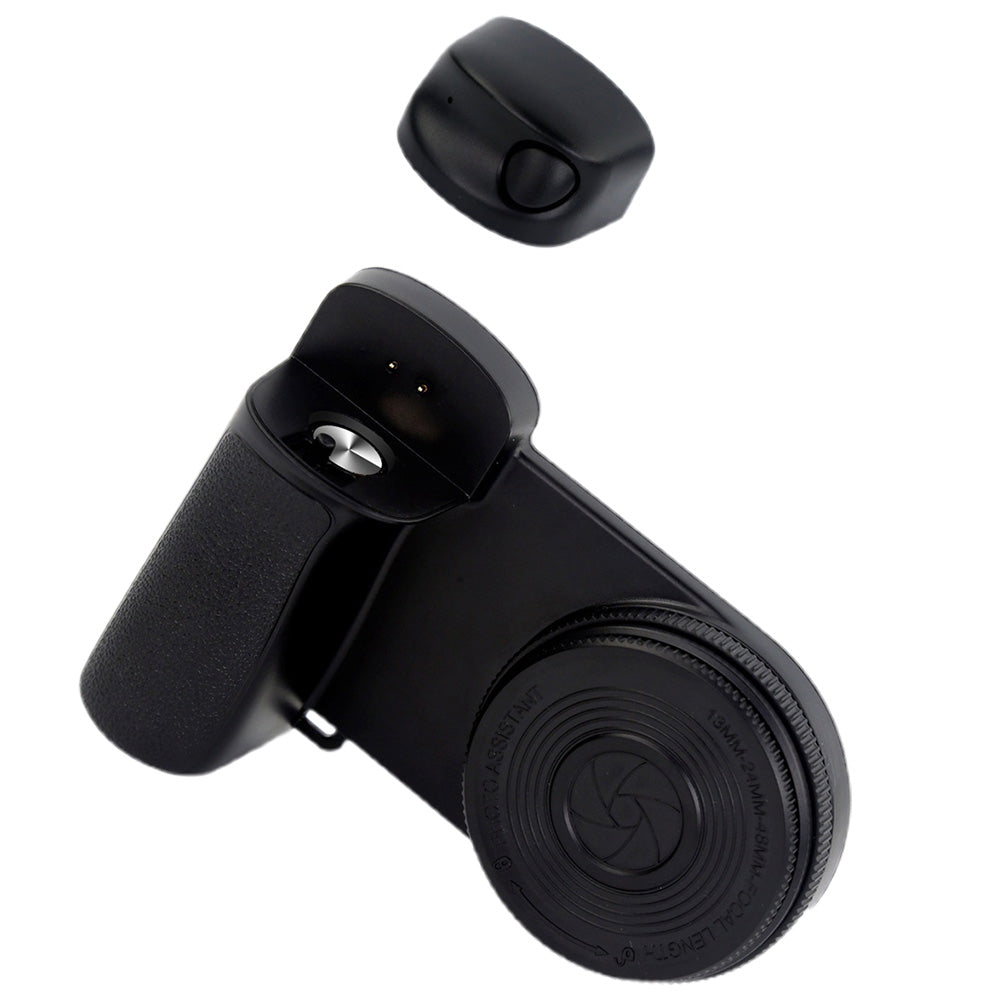 Fun Shot Phone Camera Shutter Grip With Bluetooth Remote For iPhone Android
