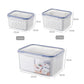 3Pack Fridge Food Storage Container Sets with Lids and Strainer