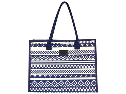 Women's Canvas Boho Beach Tote Bag