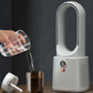 2 in 1 Leafless Desktop Humidifier Fan with Night Light for Office Bedroom