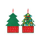 DIY Felt Christmas Tree Calendar Xmas Decoration