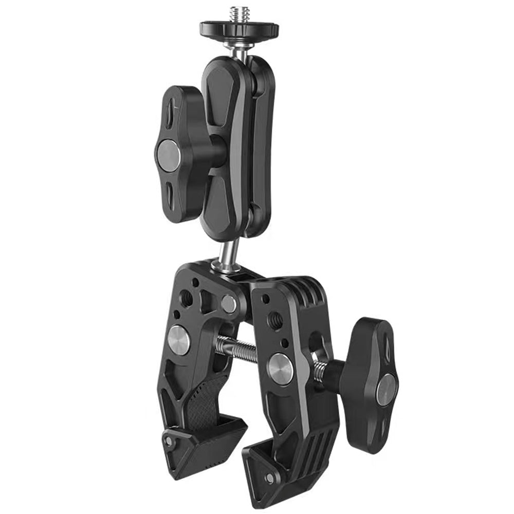 2Pcs Super Clamp Camera Clamp Mount Monitor With Action Camera Adapter Phone Clamp Mount