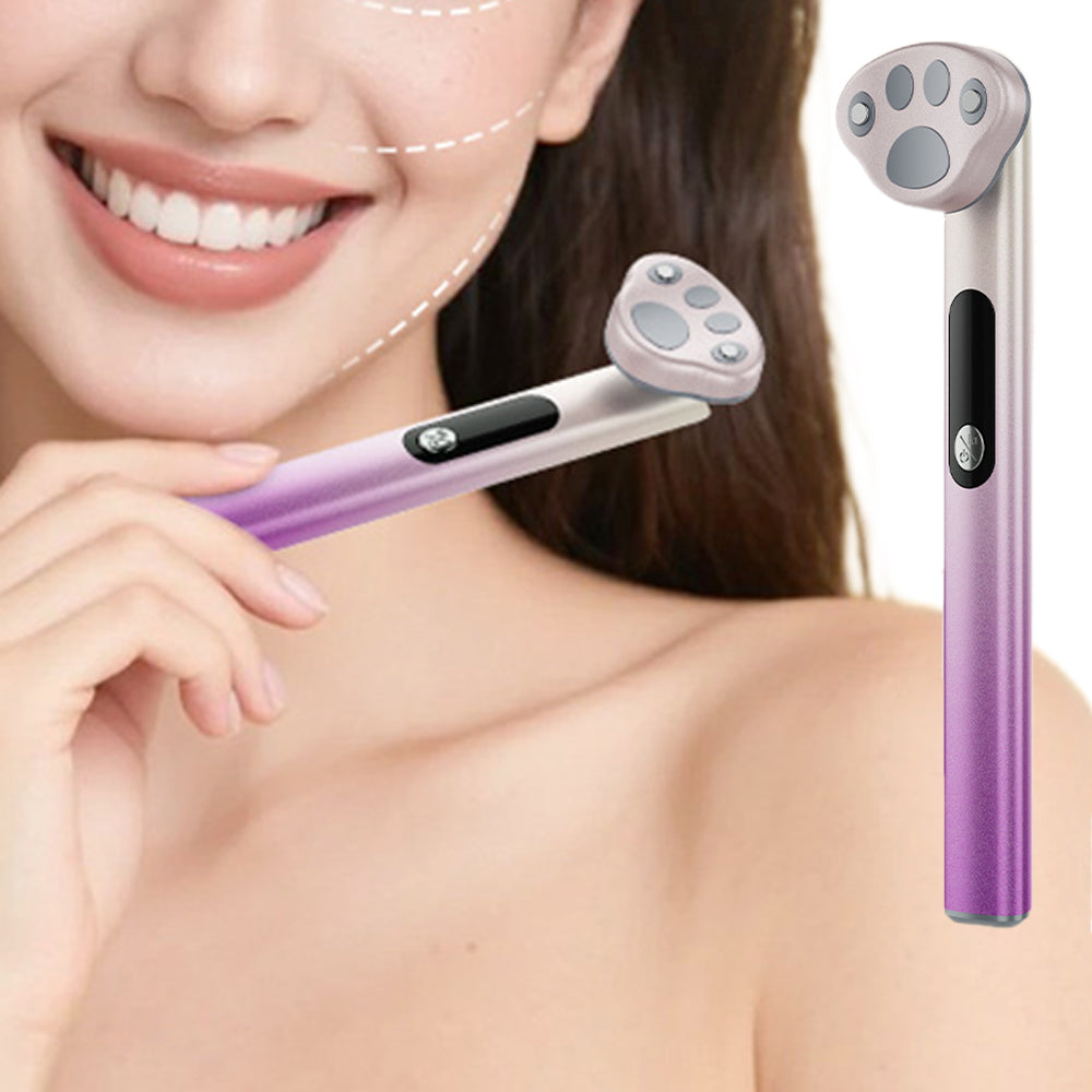 Cat Paw Eye Massager with Vibration and Heat for Dark Circles and Fine Lines