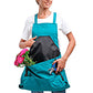 Gardening Tool Adjustable Strap Canvas Apron with Harvest Storage Pockets