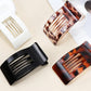 4PCS Flat Hair Clips Large Rectangle No-Slip Claw Clips For Women