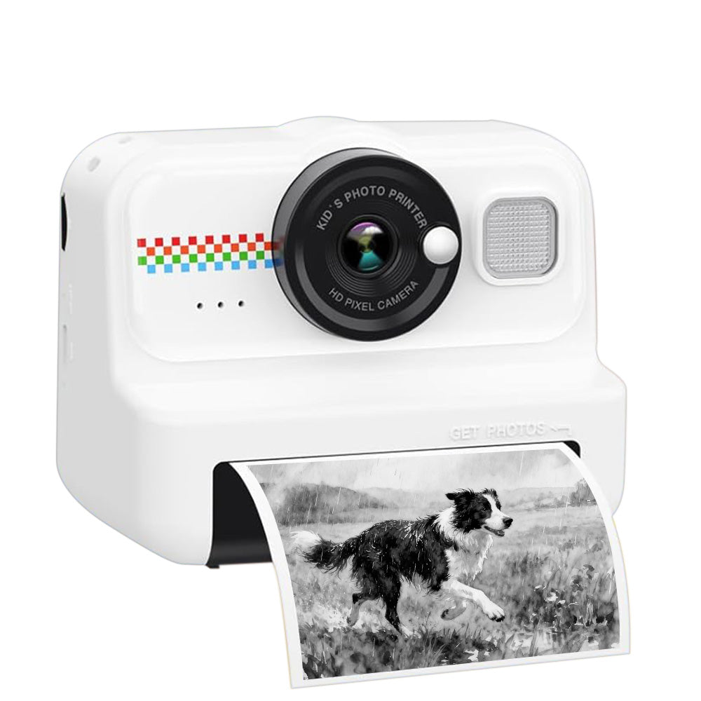 Camera Instant Print 1080P Selfie Digital Camera with 64GB Card